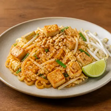 Pad thai cooking video